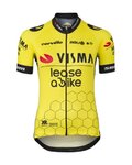 AGU dres kratkih rukava - REPLICA VISMA | LEASE A BIKE W 2024 - žuta/crna