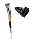LEKI štapići - CROSS HIKE CARBON 100-135 cm - zelena/crna