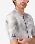 CASTELLI dres kratkih rukava - GIRO ESPRESSO - siva