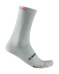 CASTELLI čarape klasične - GIRO LOGO 18 - bijela