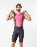 CASTELLI kratke hlače s tregerima - GIRO TROFEO 2 - siva