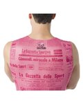 CASTELLI majica bez rukava - GAZZETTA DELLO SPORT - ružičasta