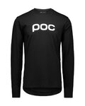 POC majica dugih rukava - TEE LS - crna