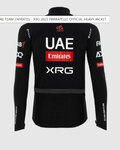PISSEI izolirana jakna - UAE TEAM EMIRATES - XRG 2025 GIACCA PRIMAPELLE OFFICIAL - crna
