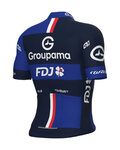 ALÉ dres kratkih rukava - GROUPAMA FDJ 2025 - plava