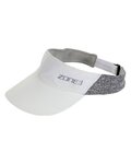 ZONE3 vizir - LIGHTWEIGHT RACE VISOR  - bijela/siva