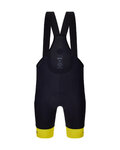 SANTINI kratke hlače s tregerima - TOUR DE FRANCE - BIB SHORTS - crna