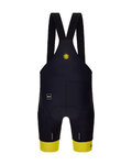 SANTINI kratke hlače s tregerima - TOUR DE FRANCE - BIB SHORTS - crna