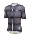 SANTINI dres kratkih rukava - UCI BARCELONA 1973 - siva