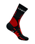 COMPRESSPORT čarape klasične - HIKING - crvena/crna