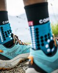 COMPRESSPORT čarape klasične - PRO RACING WINTER TRAIL - svjetloplava/plava
