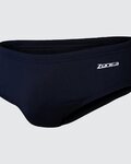 ZONE3 bokserice - TRISUIT BRIEFS - crna