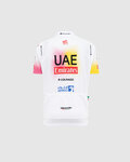 PISSEI dres kratkih rukava - UAE TEAM EMIRATES REPLICA - GIRO + TOUR 24 JR - bijela/ružičasta/žuta