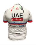 PISSEI dres kratkih rukava - UAE TEAM EMIRATES 2024 CHAMPION SLOVENIA REPLICA JR - bijela
