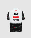 PISSEI dres kratkih rukava - UAE TEAM EMIRATES 2025 REPLICA JR - bijela/crna