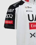 PISSEI dres kratkih rukava - UAE TEAM EMIRATES - XRG 2026 REPLICA JUNIOR - bijela/crna/crvena