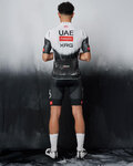 PISSEI dres kratkih rukava - UAE TEAM EMIRATES 2025 REPLICA - bijela/crna