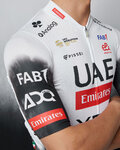 PISSEI dres kratkih rukava - UAE TEAM EMIRATES 2025 REPLICA - bijela/crna