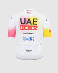 PISSEI dres kratkih rukava - UAE TEAM EMIRATES REPLICA - GIRO + TOUR 24 - bijela/ružičasta/žuta
