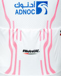 PISSEI dres kratkih rukava - UAE TEAM EMIRATES REPLICA GIRO D'ITALIA 2024 - bijela/ružičasta
