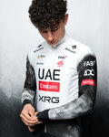 PISSEI dres dugih rukava zimski - UAE TEAM EMIRATES - XRG 2025 REPLICA - bijela/crna