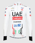 PISSEI dres dugih rukava zimski - UAE TEAM EMIRATES 2024 - bijela