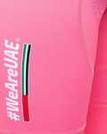 PISSEI kratke hlače s tregerima - UAE TEAM EMIRATES 2024 REPLICA SANREMO - GIRO 24 - ružičasta