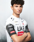 PISSEI majica kratkih rukava - UAE TEAM EMIRATES 2025  - bijela/crna