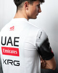 PISSEI majica kratkih rukava - UAE TEAM EMIRATES 2025  - bijela/crna