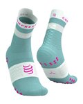 COMPRESSPORT čarape klasične - PRO RACING SOCKS V4.0 RUN - tirkizna