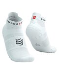 COMPRESSPORT čarape do gležnja - PRO RACING SOCKS V4.0 RUN - bijela
