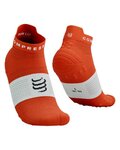 COMPRESSPORT čarape do gležnja - PRO RACING SOCKS V4.0 RUN - crvena