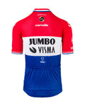 AGU dres kratkih rukava - JUMBO-VISMA 2021 - plava/bijela/crvena
