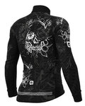 ALÉ dres dugih rukava zimski - SKULL WINTER - crna/bijela