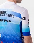 ALÉ dres kratkih rukava - BIKE EXCHANGE 2022 - bijela/plava