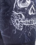 ALÉ kratke hlače s tregerima - SKULL - crna