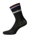 BIANCHI MILANO čarape klasične - BOLCA - crna