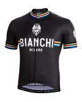 BIANCHI MILANO dres kratkih rukava - NEW PRIDE - bijela/crna