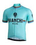 BIANCHI MILANO dres kratkih rukava - NEW PRIDE - crna/zelena