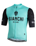 BIANCHI MILANO dres kratkih rukava - PEDASO - crna/plava