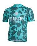 BIANCHI MILANO dres kratkih rukava - PRIOLO MTB - plava