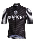 BIANCHI MILANO dres kratkih rukava - DAVOLI - crna/bijela