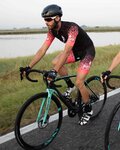 BIANCHI MILANO dres kratkih rukava - PEDASO - ružičasta/crna