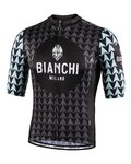 BIANCHI MILANO dres kratkih rukava - MASSARI - crna/svjetloplava