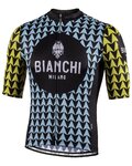 BIANCHI MILANO dres kratkih rukava - MASSARI - žuta/svjetloplava