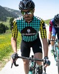 BIANCHI MILANO dres kratkih rukava - MASSARI - žuta/svjetloplava