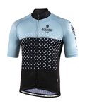 BIANCHI MILANO dres kratkih rukava - QUIRRA - crna/svjetloplava
