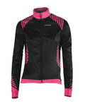 BIEMME dres dugih rukava zimski - SHARP LADY WINTER - crna/ružičasta