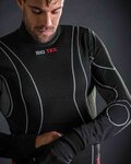 BIOTEX majica dugih rukava - TURTLENECK - crna