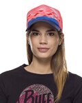 BUFF kapa - TRUCKER AMDO - plava/ružičasta